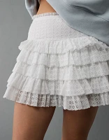 AE High-Waisted Ruffle Mini Skort