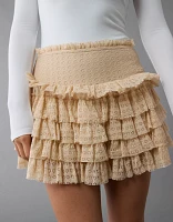 AE High-Waisted Ruffle Mini Skort