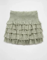 AE High-Waisted Ruffle Mini Skort