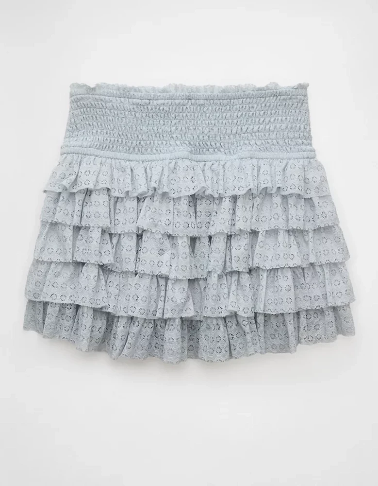 AE High-Waisted Ruffle Mini Skort