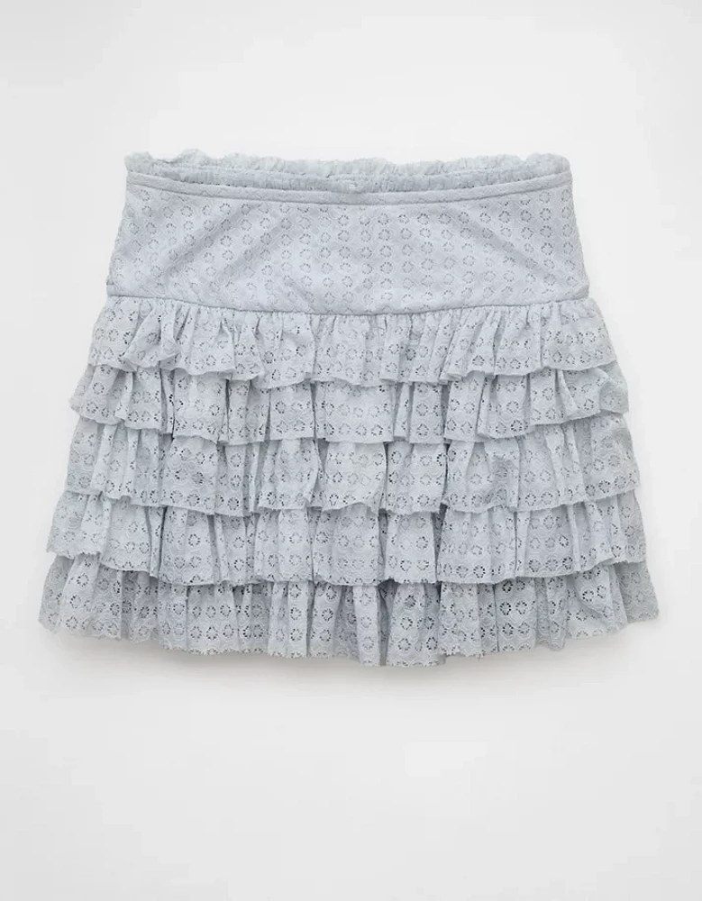 AE High-Waisted Ruffle Mini Skort