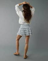 AE High-Waisted Ruffle Mini Skort