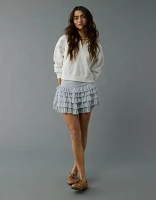 AE High-Waisted Ruffle Mini Skort