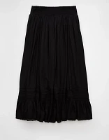 AE High-Waisted Ruffle Maxi Skirt