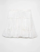 AE High-Waisted Tiered Mini Skirt