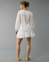 AE High-Waisted Tiered Mini Skirt