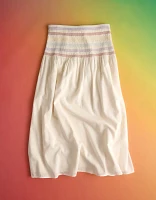 Jupe mi-longue à taille haute de la fierté AE