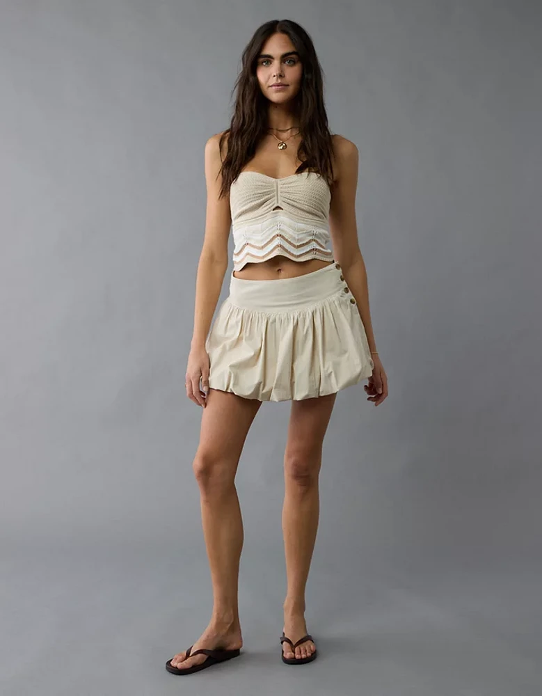 Jupe-short boule extensible AE