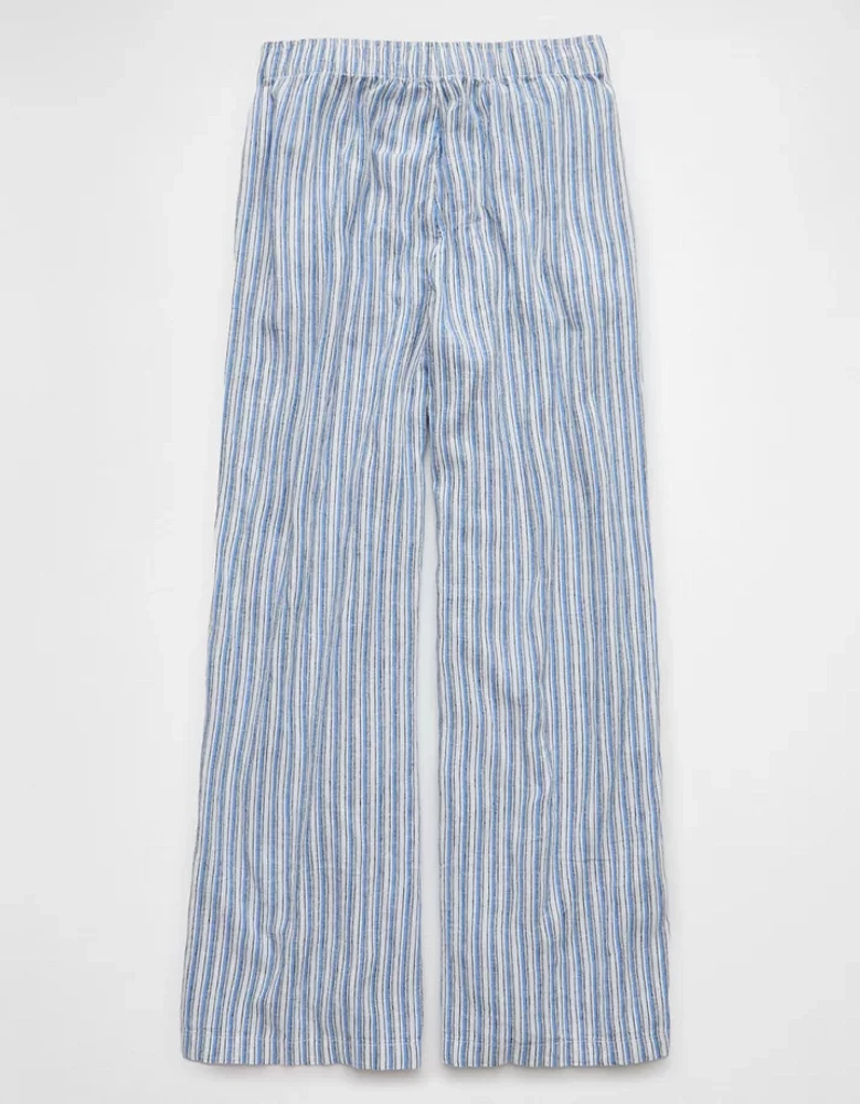 AE Weekend Vibes Linen-Blend Pull-On Pant