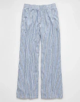 AE Weekend Vibes Linen-Blend Pull-On Pant