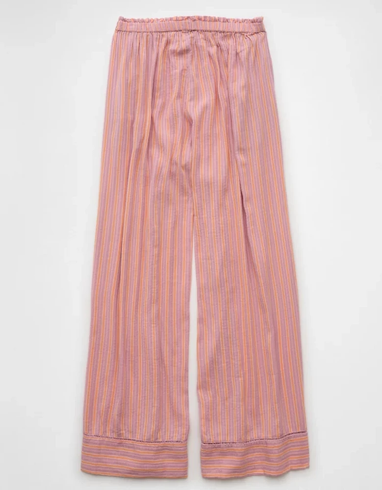 Pantalon à ceinture élastique taille haute AE
