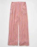Pantalon à ceinture élastique taille haute AE