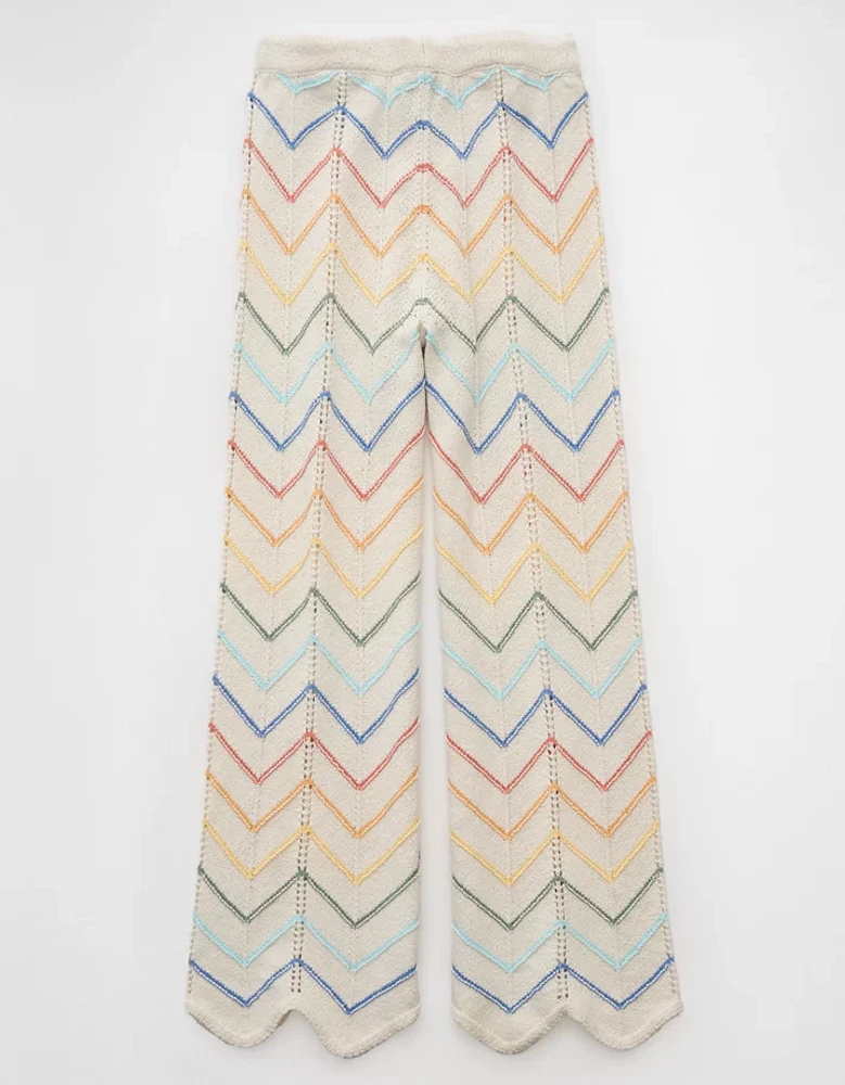 Pantalon au crochet à taille haute fierté AE