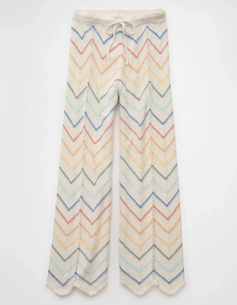 Pantalon au crochet à taille haute fierté AE
