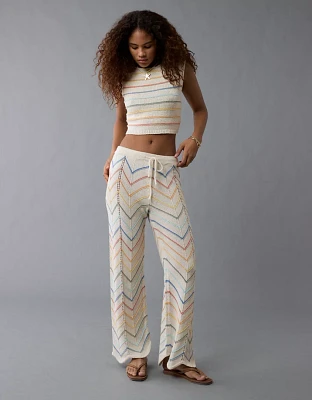 Pantalon au crochet à taille haute fierté AE