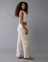 Pantalon au crochet à taille haute fierté AE