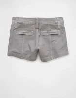 Short cargo court à taille basse extensible AE