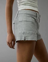 Short cargo court à taille basse extensible AE