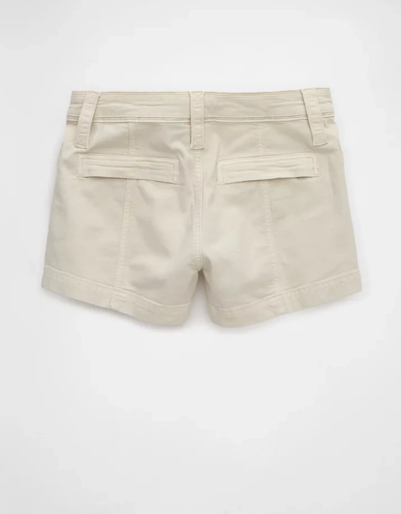 Short cargo court à taille basse extensible AE