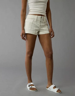 Short cargo court à taille basse extensible AE