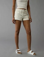 Short cargo court à taille basse extensible AE