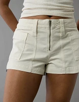 Short cargo court à taille basse extensible AE