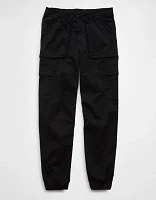 Pantalon de jogging cargo ample à taille haute extensible AE