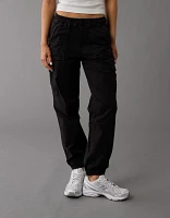 Pantalon de jogging cargo ample à taille haute extensible AE