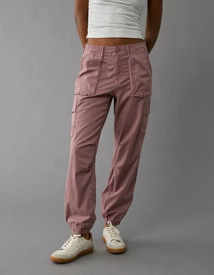 Pantalon de jogging cargo ample à taille haute extensible AE