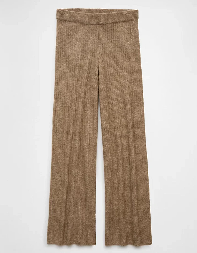 AE High-Waisted Wide-Leg Sweater Pant