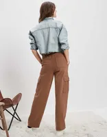 AE Fleece Wide-Leg Sweatpant