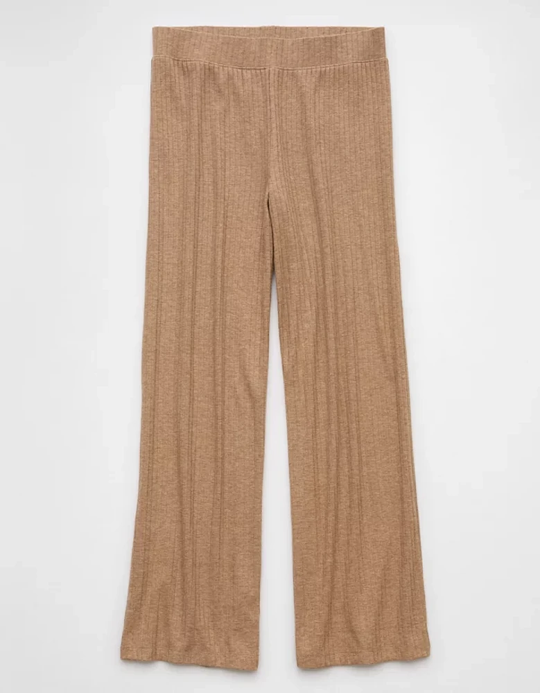 Pantalon de détente en tricot à taille haute AE