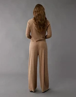 Pantalon de détente en tricot à taille haute AE