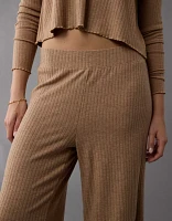 Pantalon de détente en tricot à taille haute AE