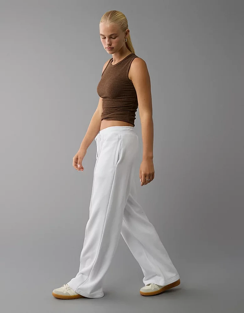 AE Everyday Luxe Wide-Leg Sweatpant