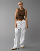 AE Everyday Luxe Wide-Leg Sweatpant