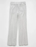 AE Fleece Waffle Wide-Leg Pant