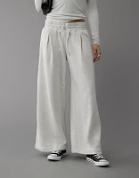 Pantalon en molleton à jambe large AE