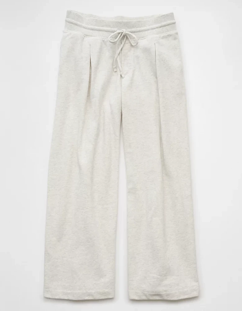 Pantalon en molleton à jambe large AE