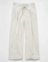 Pantalon en molleton à jambe large AE