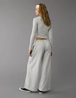 Pantalon en molleton à jambe large AE