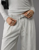 Pantalon en molleton à jambe large AE
