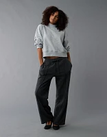 AE Everyday Luxe Wide-Leg Sweatpant