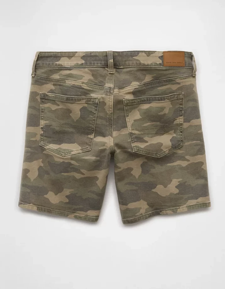 AE 8" Stretch Low-Rise Camo Baggy Short