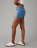 Short court en denim à taille haute Next Level AE