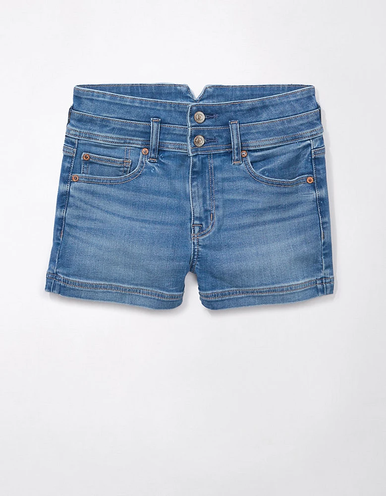 Short court en denim à taille haute Next Level AE