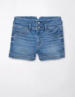 Short court en denim à taille haute Next Level AE