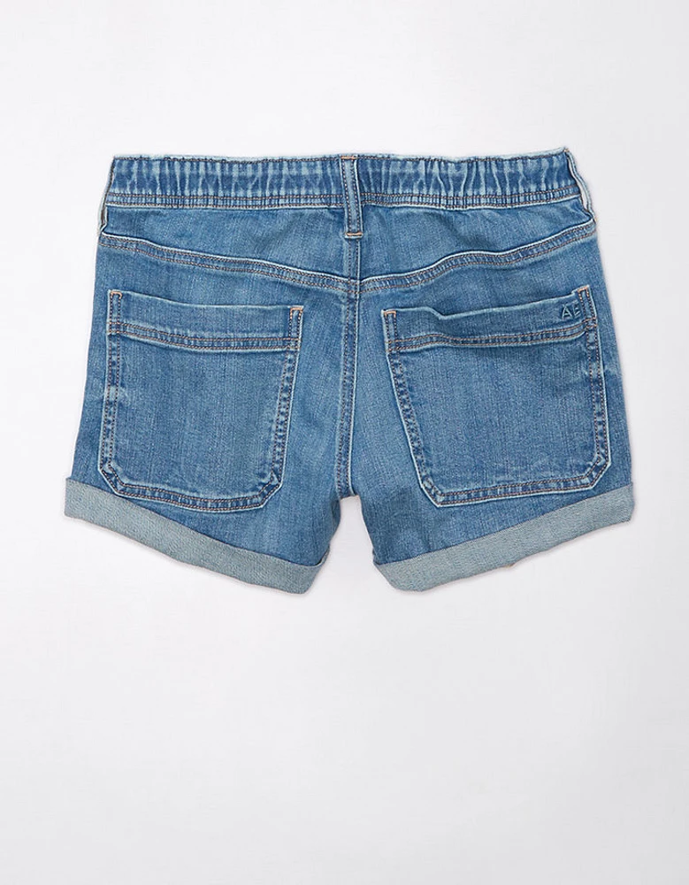 Petit short simple en denim extensible Dreamy Drape AE