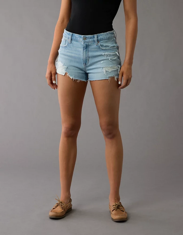 AE Stretch Ripped Denim Perfect Shortie