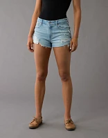 Minishort parfait en denim déchiré extensible AE